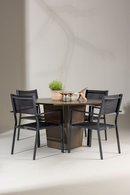 Venture Home Santa Fe Rund Matgrupp