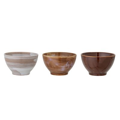 Creative Collection Lotus Skål, Brun, Stengods - 8-pack