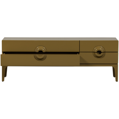 WOOOD MERGE TV-bänk i Eucalyptus-trä, honung