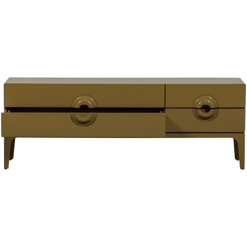 WOOOD MERGE TV-bänk i Eucalyptus-trä, honung