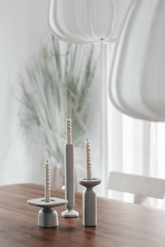 By Boo Ljusstake Squand Stor - Beige