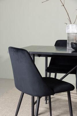 Venture Home Matgrupp Astrid med stolarna Night