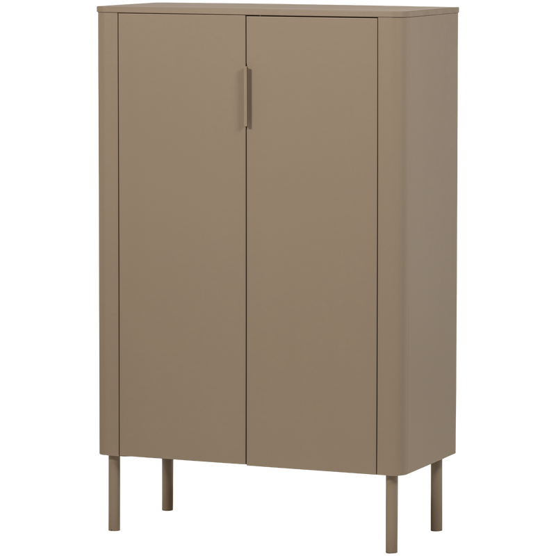 WOOOD Gunnar 2-Dörrars Skåp i Furu - Mud