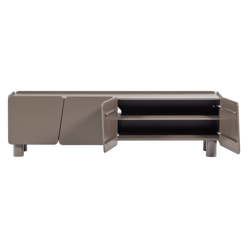 WOOOD ROOT TV-bänk 200 cm i Truffle brun