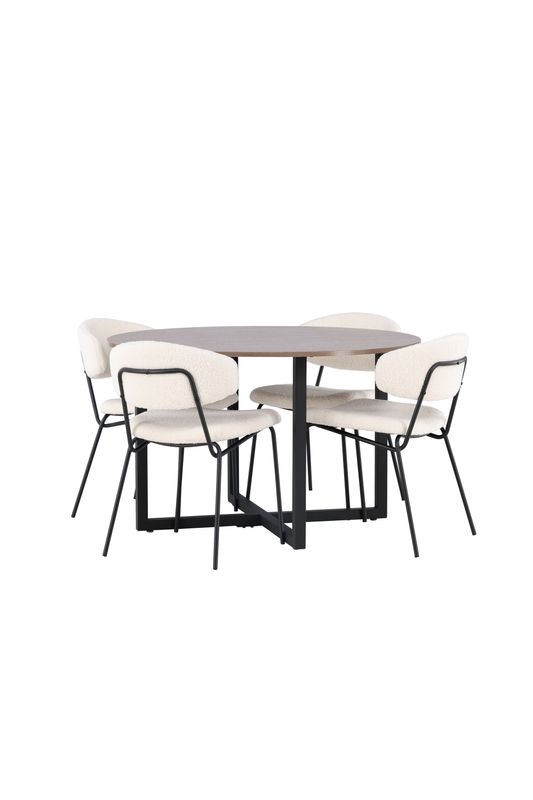 Venture Home Matgrupp Durango med 4st Matstolar Chico