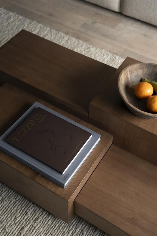 Eleonora Soffbord Quinten Rektangulär - Brun