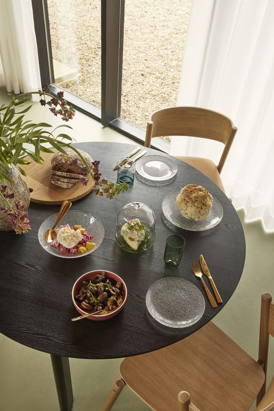 Hübsch Oblique matstol naturell 55 x 51 x H80 cm