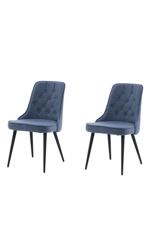 Venture Home Velvet Deluxe Matstol 2-pack