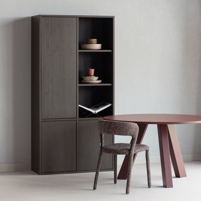 WOOOD Merel Förvaringsskåp i Furu, Mellanbrun