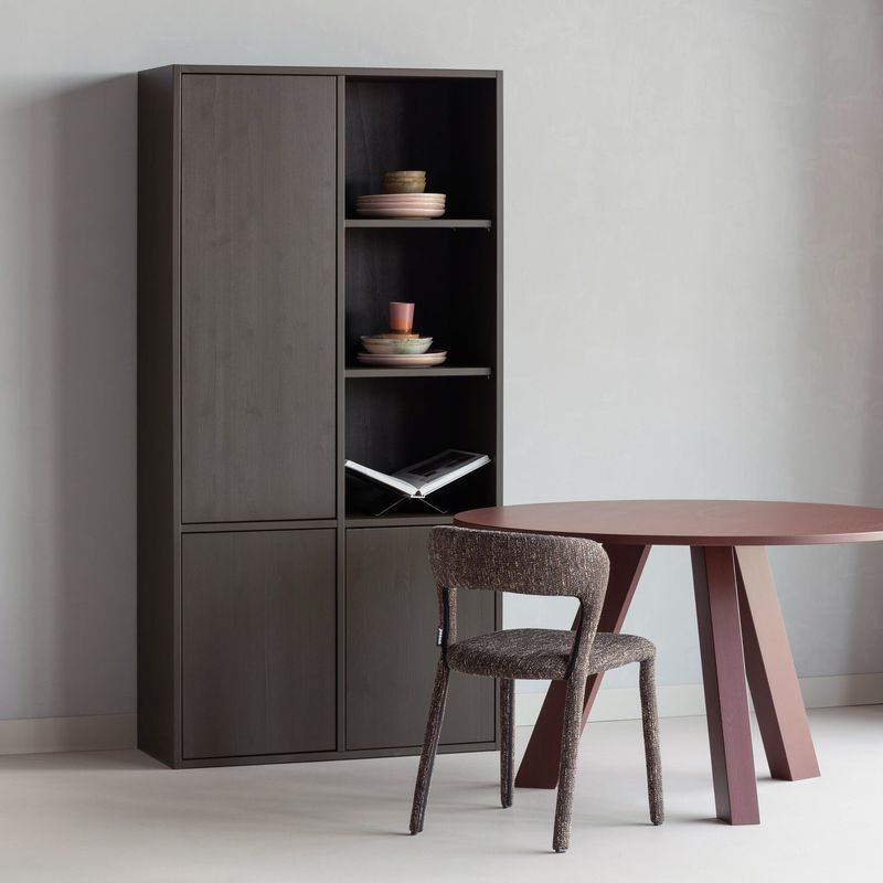 WOOOD Merel Förvaringsskåp i Furu, Mellanbrun