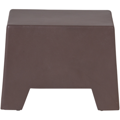 WOOOD Zina Lågt Sidobord i Fiberlera - Brun