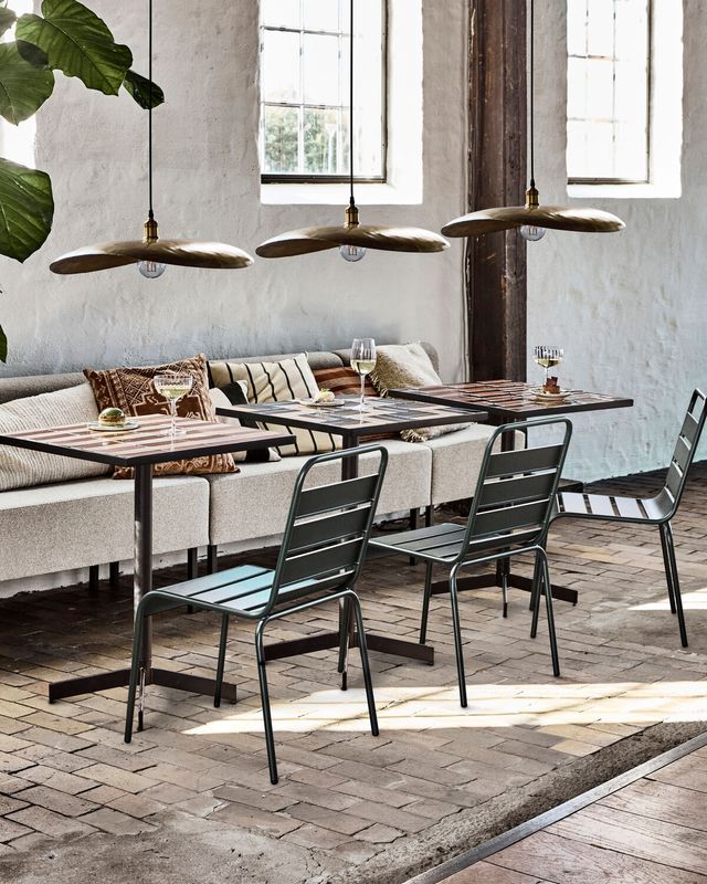 House Doctor Geometric Kafébord Brun/Blå