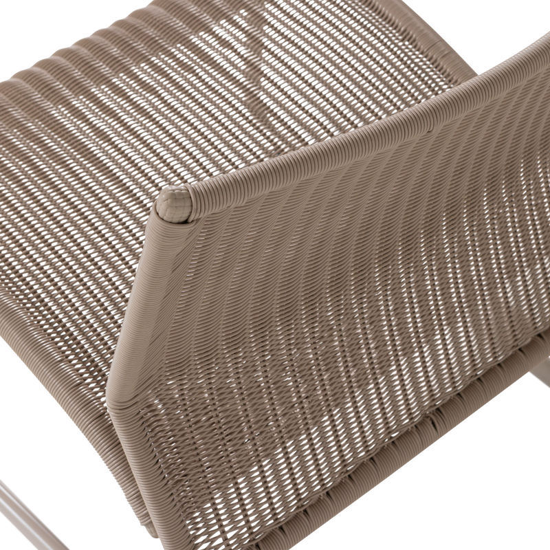 WOOOD WEST Trädgårds Loungestol - Sand