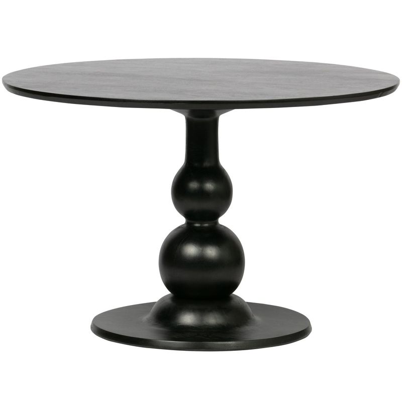 WOOOD Blanco Rund Matbord Ø120 cm Mangoträ Svart