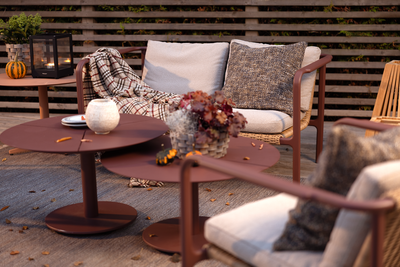 Brafab Motty 2-sits soffa Zin Red / Teddy Beige