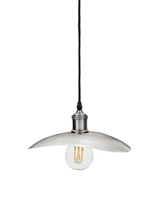House Doctor Hatt Lampskärm i Borstat Silver