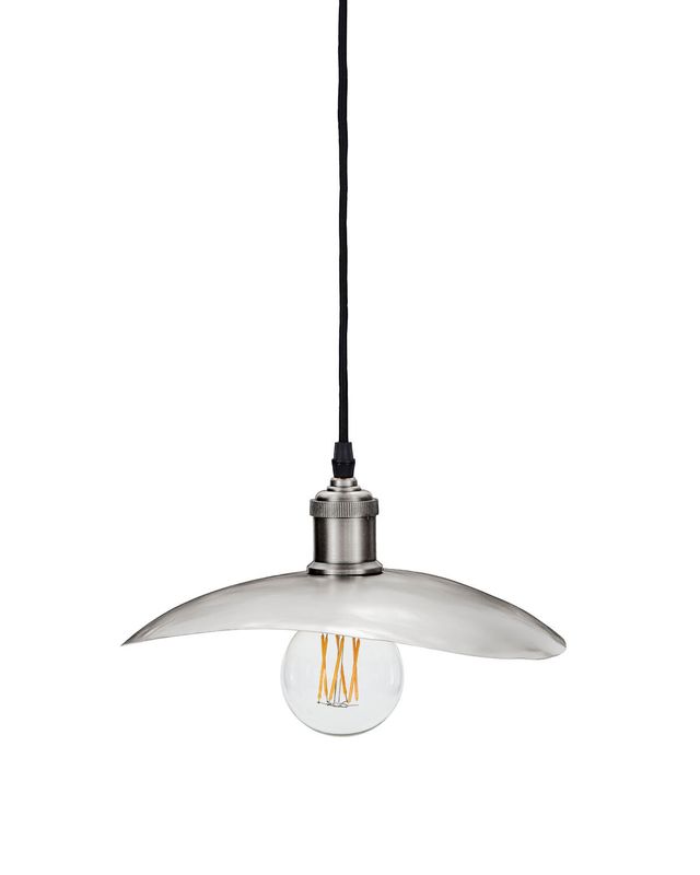 House Doctor Hatt Lampskärm i Borstat Silver