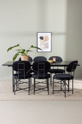 Venture Home Matgrupp Astrid med stolarna Stella