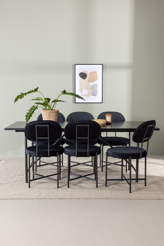 Venture Home Matgrupp Astrid med stolarna Stella