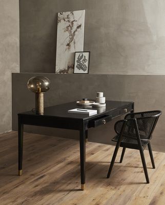 Nordal WICKY loungestol, svart/svart