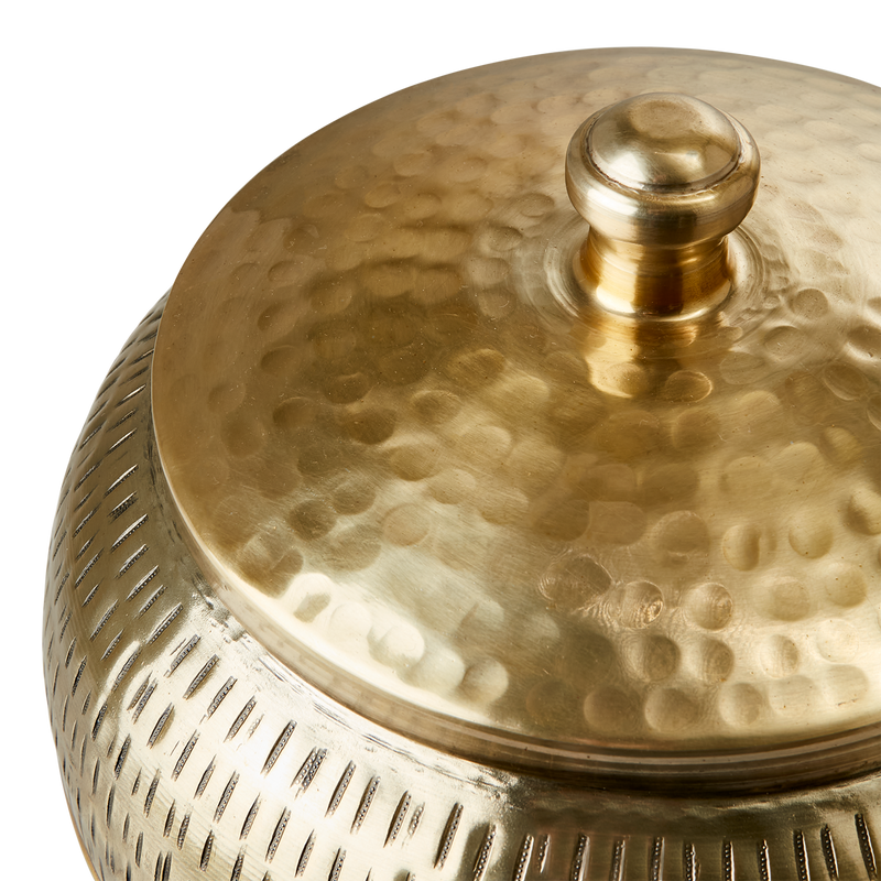 Affari of Sweden ELDORADO Urna med lock, Mässingsfärgad