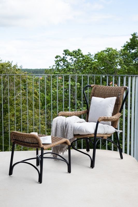 Venture Home Loreto Loungestol med Pall