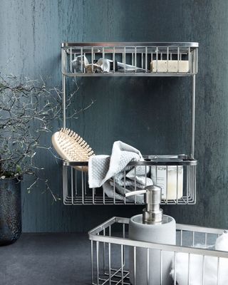 House Doctor Bath Korg Double med Silverfinish
