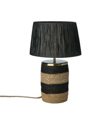 Affari of Sweden LANDO Bordslampa, Svart/Natur