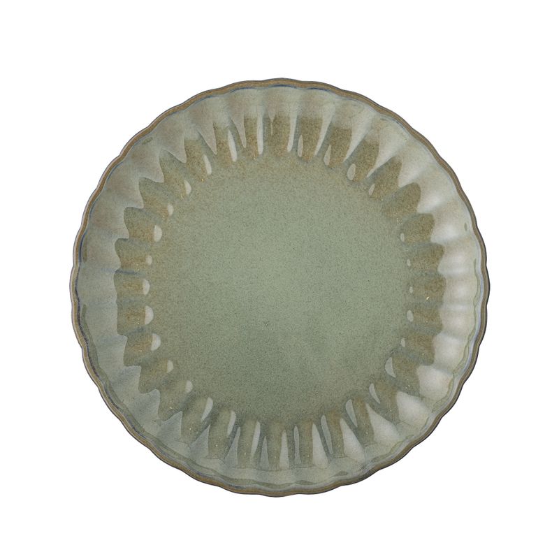 Bloomingville Latina Tallrik, Grön, Stengods 20 cm 6-pack