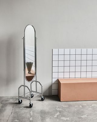 House Doctor Image Golvspegel med Silverfinish