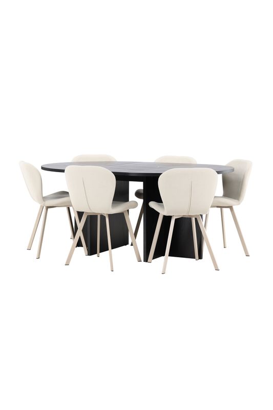 Venture Home Matbord Strada med Lilja Stol