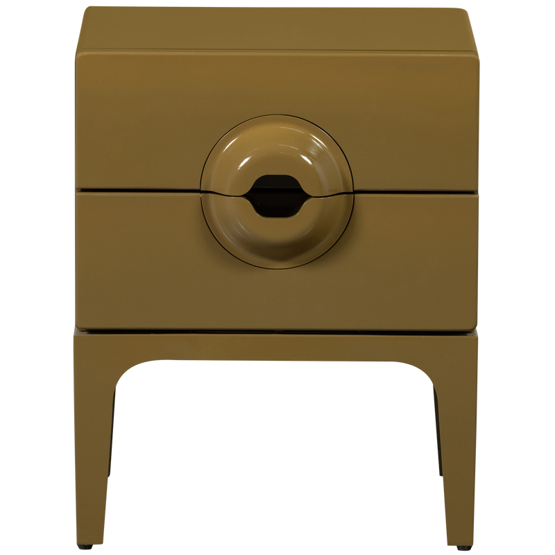 WOOOD Merge Byrå/Nattduksbord 2 Lådor Eukalyptus Honung