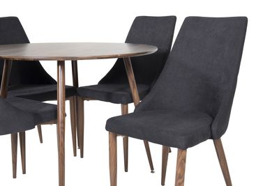 Venture Home Matgrupp Plaza med stolarna Leone