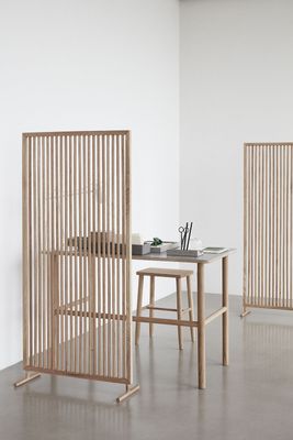 Hübsch Divide rumsavdelare natur 70 x H140 cm