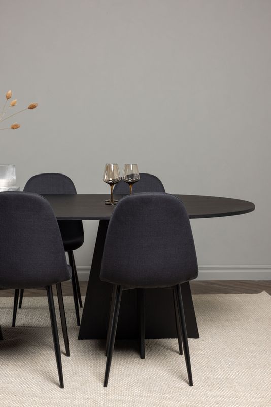 Venture Home Matgrupp Bootcut med 6 Matstolar Polar