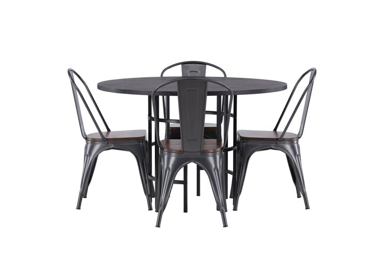 Venture Home Matgrupp Copenhagen med 4st matstolar Tempe