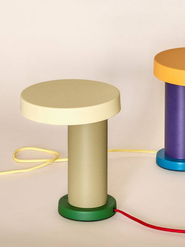 Hübsch Magic Bordslampa Grön/Oliv LED