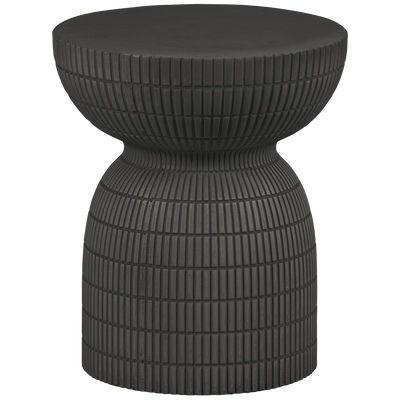 WOOOD Samson Sidobord i Fiberlera Ø37 cm