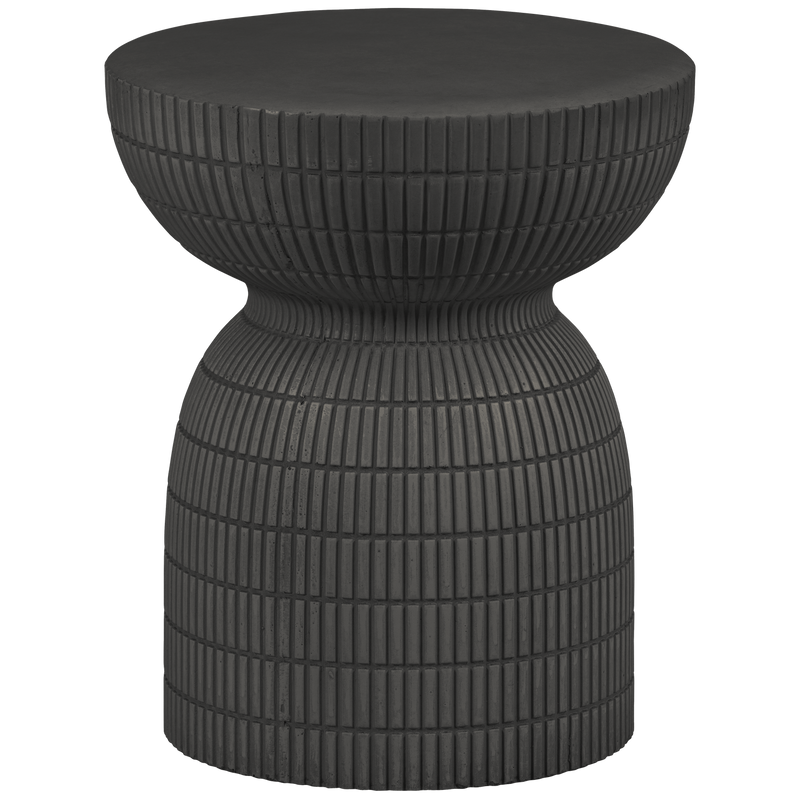 WOOOD Samson Sidobord i Fiberlera Ø37 cm