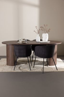 Venture Home Härön Matbord med Berit Matstol