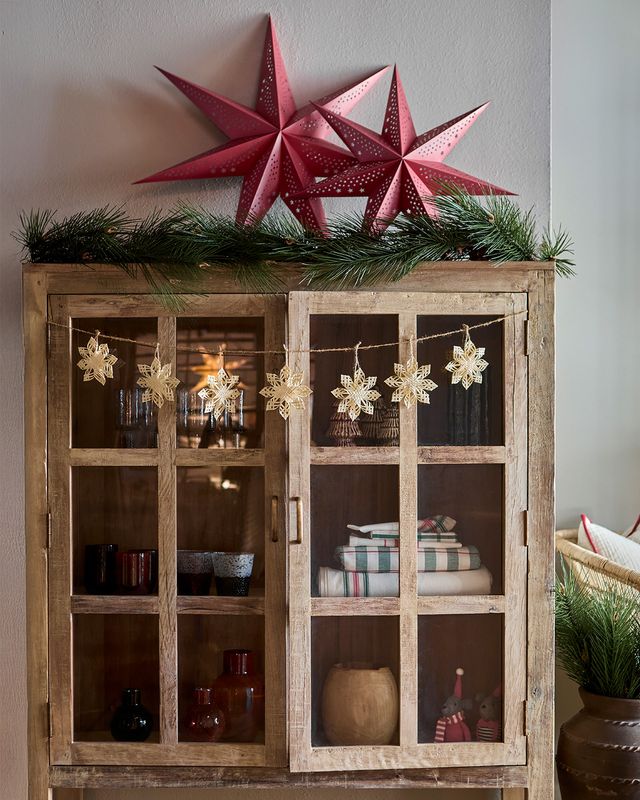 Affari of Sweden RIKO Vitrinskåp, Natur 118x38x160 cm