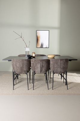 Venture Home Matgrupp Astrid med stolarna Modesto