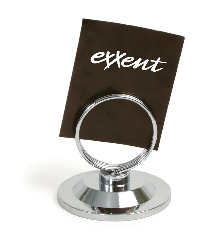 Exxent Menyhållare med ring