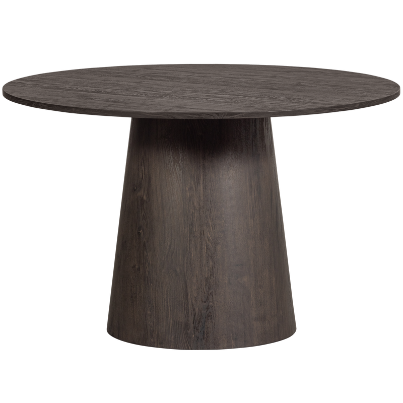 WOOOD MAAN Rund Matbord i MDF Mörkbrun Ø120 cm