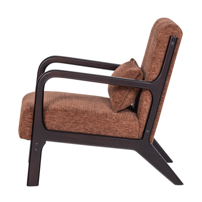 WOOOD Mark Fåtölj Chenille Brun