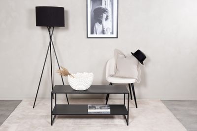 Venture Home Staal Soffbord i Svart Stål