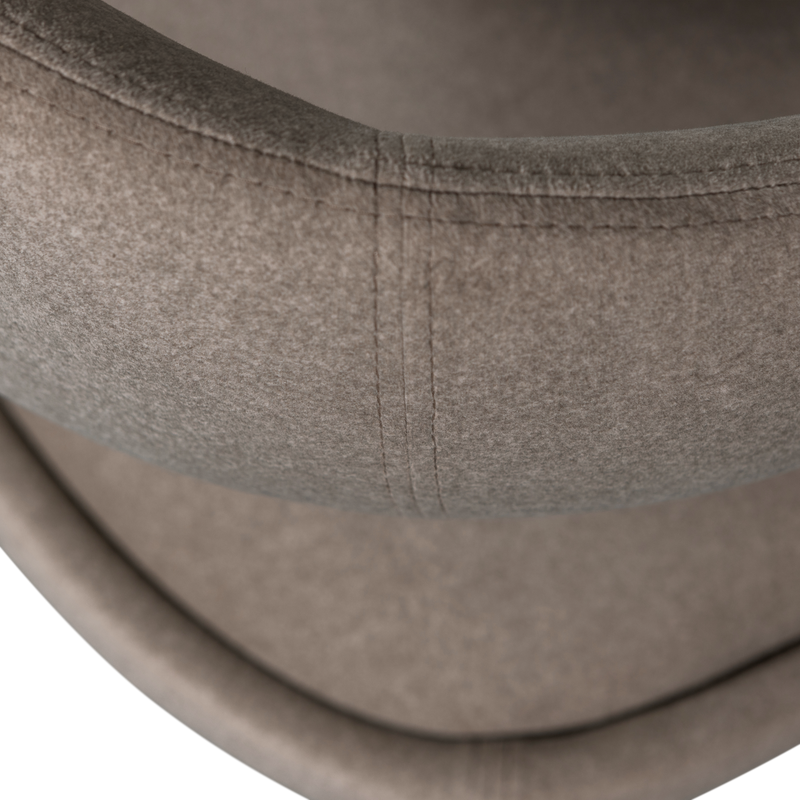 vtwonen ARMS Matstol i Brun Filt