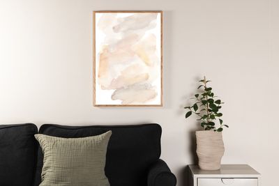 Venture Home Water colour Poster Beige
