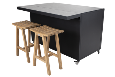 Brafab Fornax Hylla Svart 139x30 cm