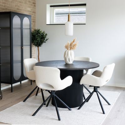 House Nordic Amorim Matstol Benvit 2 st